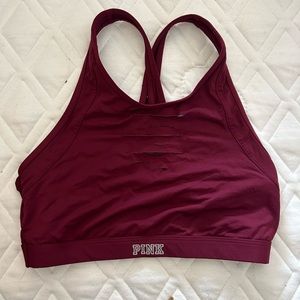 Pink sports bra size small